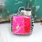 Sea Sediment Jasper 0.75" 925 Sterling Silver Pendant (RS55-112)