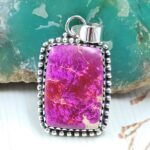 Sea Sediment Jasper 1.25" 925 Sterling Silver Pendant (RS55-150)
