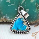 Sea Sediment Jasper 1" 925 Sterling Silver Pendant (RS55-169)
