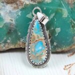 Sea Sediment Jasper 1.25" 925 Sterling Silver Pendant (RS55-175)