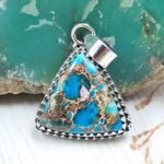 Sea Sediment Jasper 1" 925 Sterling Silver Pendant (RS55-176)