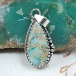 Sea Sediment Jasper 1.25" 925 Sterling Silver Pendant (RS55-177)