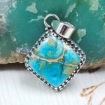 Sea Sediment Jasper 1" 925 Sterling Silver Pendant (RS55-185)