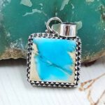 Sea Sediment Jasper 0.75" 925 Sterling Silver Pendant (RS55-186)