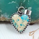 Sea Sediment Jasper 0.75" 925 Sterling Silver Pendant (RS55-187)