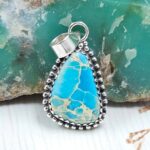 Sea Sediment Jasper 1" 925 Sterling Silver Pendant (RS55-189)