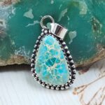 Sea Sediment Jasper 1" 925 Sterling Silver Pendant (RS55-190)