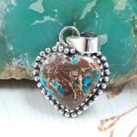 Sea Sediment Jasper 0.75" 925 Sterling Silver Pendant (RS55-192)