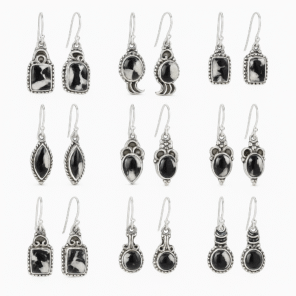 White Buffalo Turquoise Wholesale Earring
