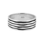 Meditation Fidget Spinner Ring 925 Sterling Silver Jewelry (REXT101-13)