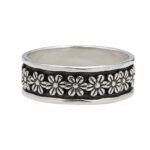 Meditation Fidget Spinner Ring 925 Sterling Silver Jewelry (REXT101-14)