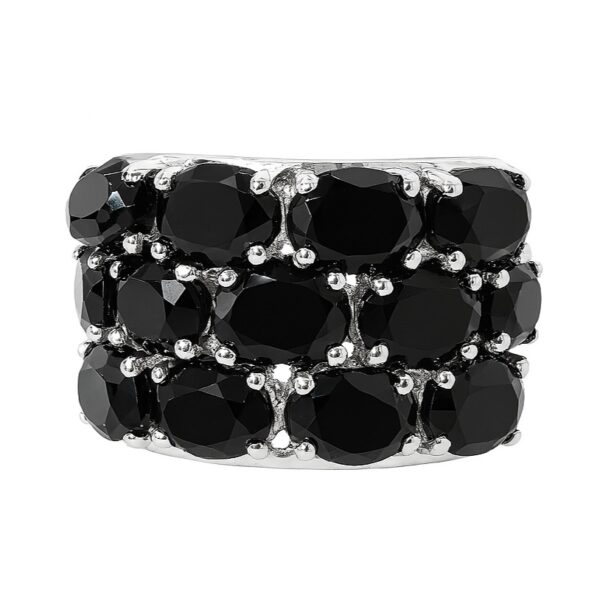 Black Onyx 925 Sterling Silver Ring (REXT6-103)