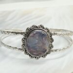 Australian Opal 925 Sterling Silver Bangle (REXT62-275)