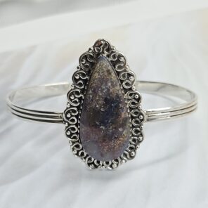 Australian Opal 925 Sterling Silver Bangle (REXT62-290)