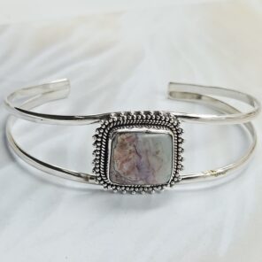 Australian Opal 925 Sterling Silver Bangle (REXT62-274)