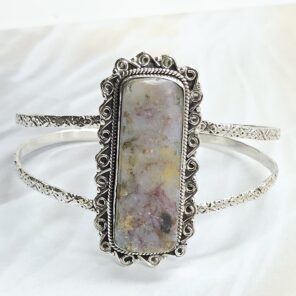 Australian Opal 925 Sterling Silver Bangle (REXT62-267)