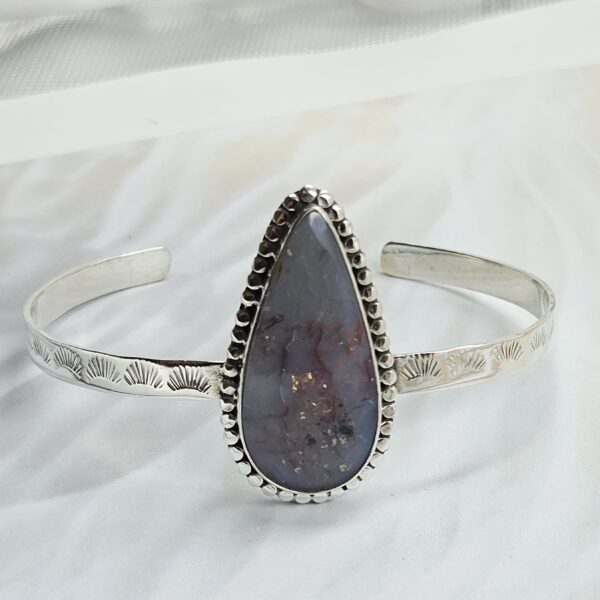 Australian Opal 925 Sterling Silver Bangle (REXT62-288)
