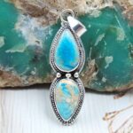 Sea Sediment Jasper 1.5" 925 Sterling Silver Pendant (RS55-194)