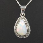 Ethiopian Opal 0.75" 925 Sterling Silver Pendant (REXT117-16)