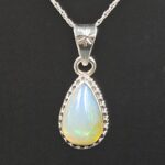Ethiopian Opal 0.75" 925 Sterling Silver Pendant (REXT117-22)