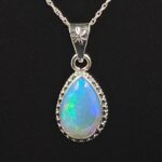 Ethiopian Opal 0.75" 925 Sterling Silver Pendant (REXT117-28)