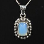 Ethiopian Opal 0.75" 925 Sterling Silver Pendant (REXT117-53)