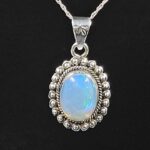 Ethiopian Opal 1" 925 Sterling Silver Pendant (REXT117-57)