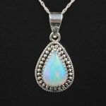Ethiopian Opal 0.75" 925 Sterling Silver Pendant (REXT117-62)