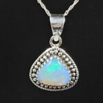 Ethiopian Opal 0.75" 925 Sterling Silver Pendant (REXT117-81)