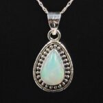 Ethiopian Opal 0.75" 925 Sterling Silver Pendant (REXT117-87)