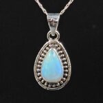 Ethiopian Opal 0.75" 925 Sterling Silver Pendant (REXT117-89)