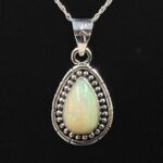 Ethiopian Opal 0.75" 925 Sterling Silver Pendant (REXT117-93)