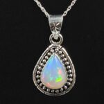 Ethiopian Opal 0.75" 925 Sterling Silver Pendant (REXT117-99)