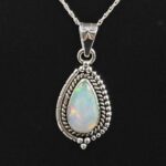 Ethiopian Opal 1" 925 Sterling Silver Pendant (REXT117-113)