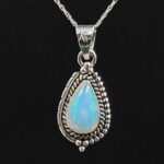 Ethiopian Opal 1" 925 Sterling Silver Pendant (REXT117-117)