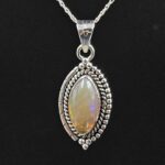 Ethiopian Opal 1.25" 925 Sterling Silver Pendant (REXT117-120)