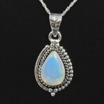 Ethiopian Opal 1" 925 Sterling Silver Pendant (REXT117-108)