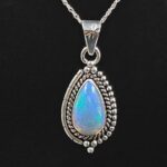 Ethiopian Opal 1" 925 Sterling Silver Pendant (REXT117-128)