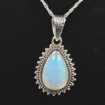Ethiopian Opal 0.75" 925 Sterling Silver Pendant (REXT117-148)