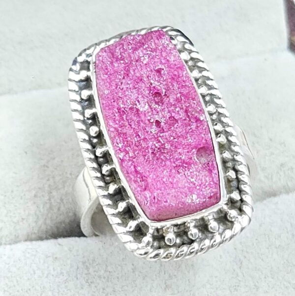 Raw Ruby Size US 7 925 Sterling Silver Ring (RS29-218) - Image 2