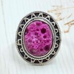 Raw Ruby Size US 7 925 Sterling Silver Ring (RS29-226)