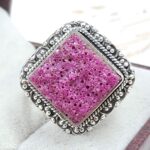 Raw Ruby Size US 9 925 Sterling Silver Ring (RS29-227)