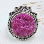 Raw Ruby Size US 9 925 Sterling Silver Ring (RS29-234)