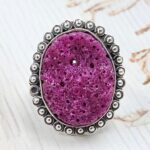 Raw Ruby Size US 7 925 Sterling Silver Ring (RS29-249)