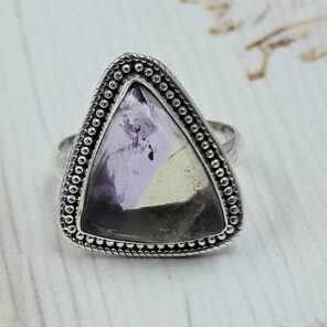 Ametrine Size US 8 925 Sterling Silver Ring (REXT101-32)