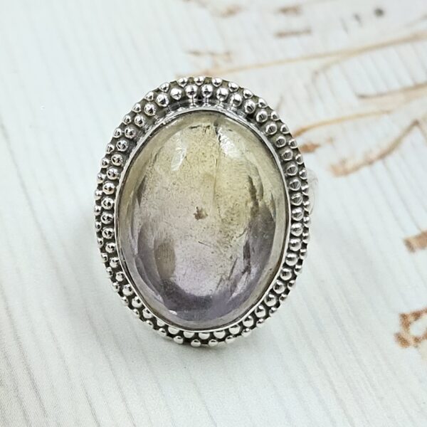 Ametrine Size US 8 925 Sterling Silver Ring (REXT101-34)