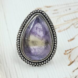 Ametrine Size US 9 925 Sterling Silver Ring (REXT101-38)