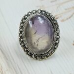 Ametrine Size US 9 925 Sterling Silver Ring (REXT101-39)