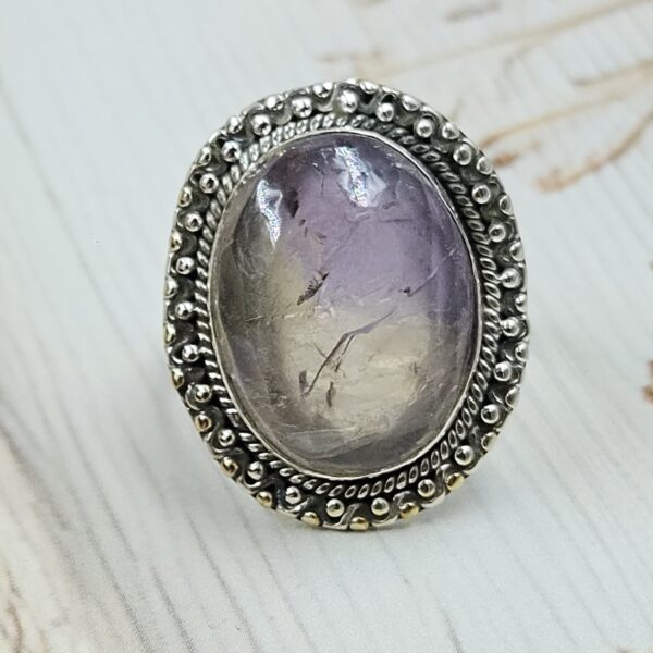 Ametrine Size US 9 925 Sterling Silver Ring (REXT101-39)
