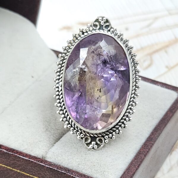 Ametrine Size US 10 925 Sterling Silver Ring (REXT101-52)
